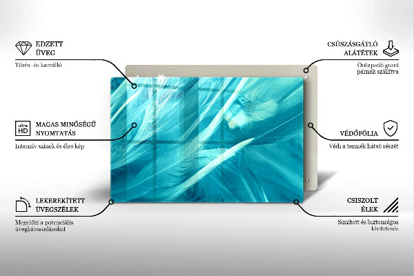 Kokkärlskydd elegant Fina fjädrar