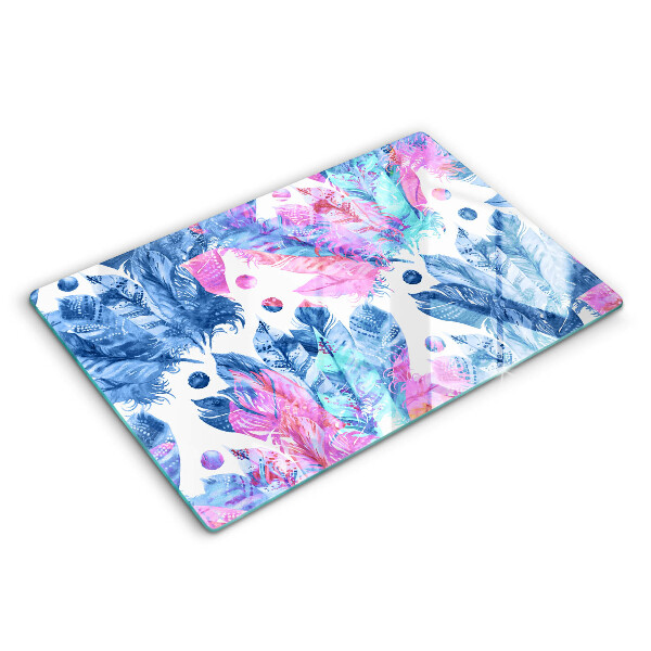 Kokkärlskydd elegant Fjädrar boho illustration