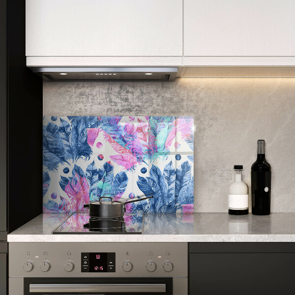 Kokkärlskydd elegant Fjädrar boho illustration