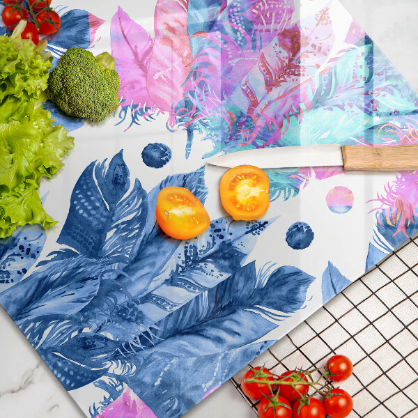 Kokkärlskydd elegant Fjädrar boho illustration