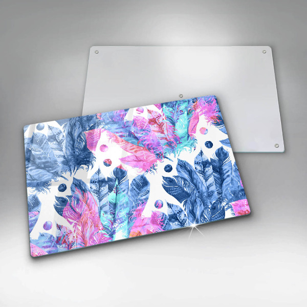 Kokkärlskydd elegant Fjädrar boho illustration