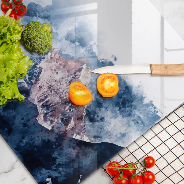 Kokkärlskydd elegant Abstrakt målade berg