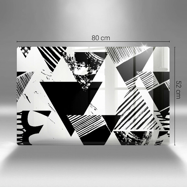 Kokkärlskydd elegant Geometriska trianglar