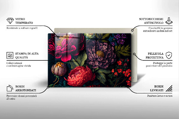 Kokkärlskydd elegant Vackra blommor