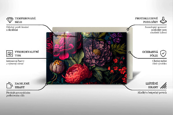 Kokkärlskydd elegant Vackra blommor