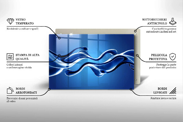 Skydd för induktionsspis elegant Vätskeabstraktion