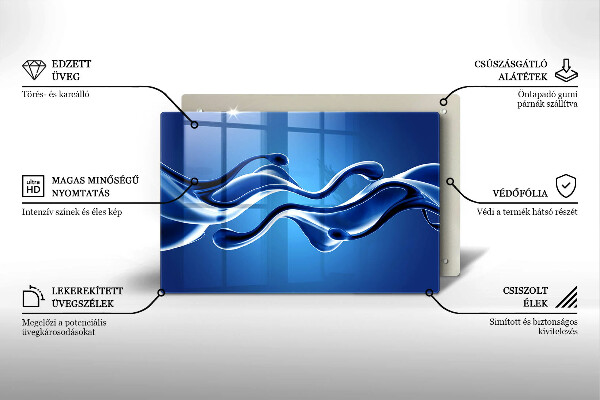Skydd för induktionsspis elegant Vätskeabstraktion