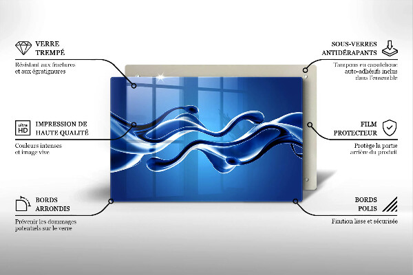 Skydd för induktionsspis elegant Vätskeabstraktion