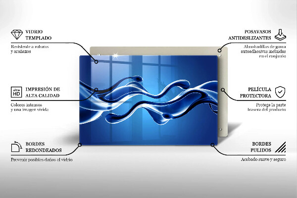 Skydd för induktionsspis elegant Vätskeabstraktion