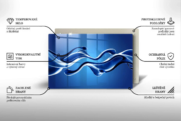 Skydd för induktionsspis elegant Vätskeabstraktion