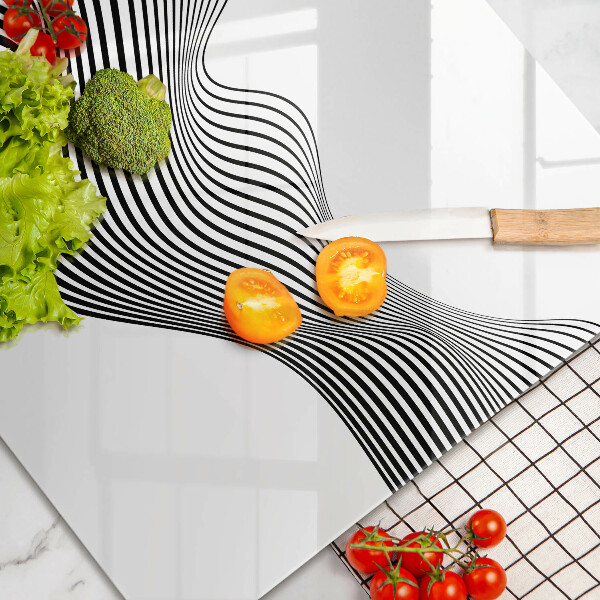 Kokkärlskydd elegant Linjär abstraktion