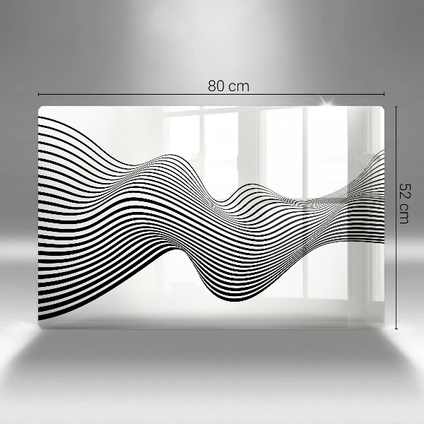 Kokkärlskydd elegant Linjär abstraktion