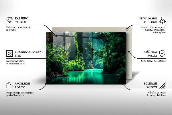 Kokkärlskydd elegant Lagun landskap