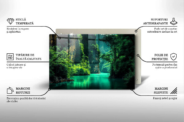 Kokkärlskydd elegant Lagun landskap