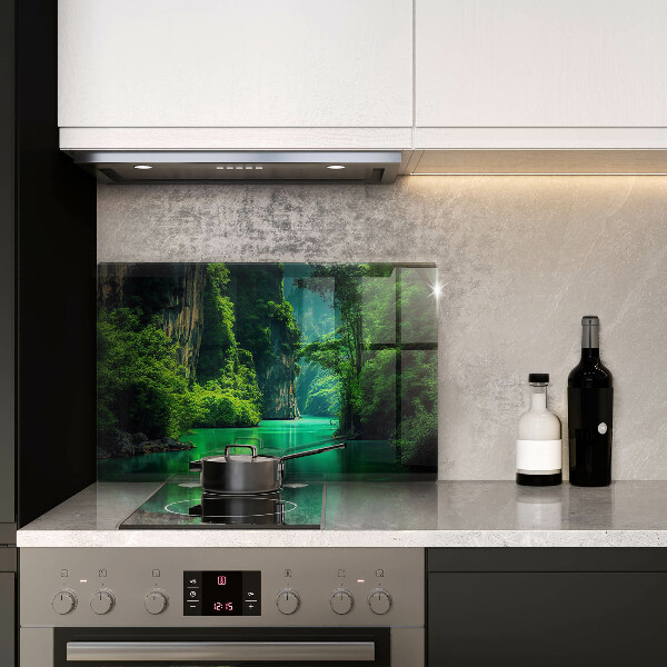 Kokkärlskydd elegant Lagun landskap