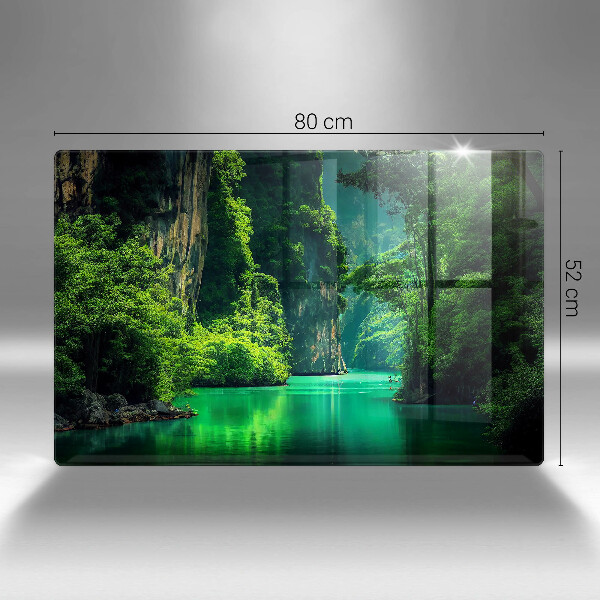 Kokkärlskydd elegant Lagun landskap