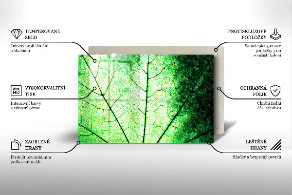 Spisskyddsplatta elegant Dekorativt ådroblad