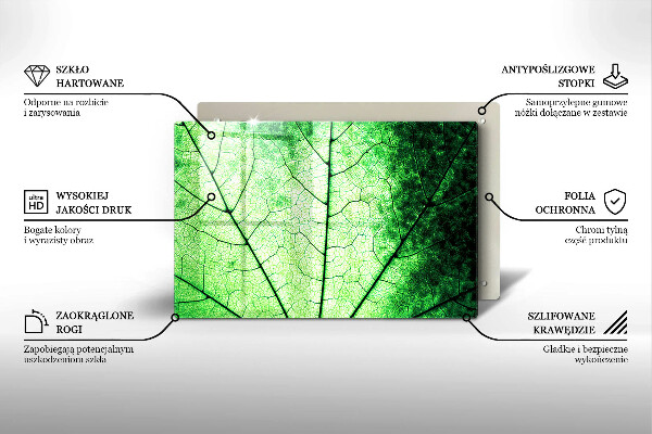Spisskyddsplatta elegant Dekorativt ådroblad