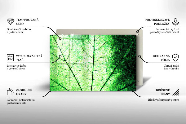 Spisskyddsplatta elegant Dekorativt ådroblad