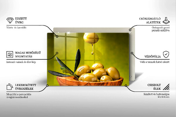 Spisskyddsplatta elegant Smakfulla oliver