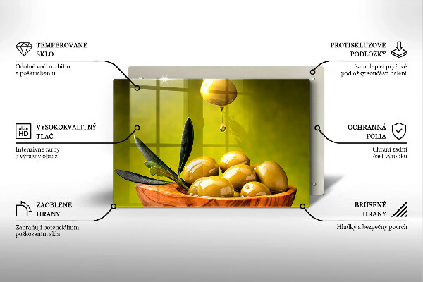 Spisskyddsplatta elegant Smakfulla oliver