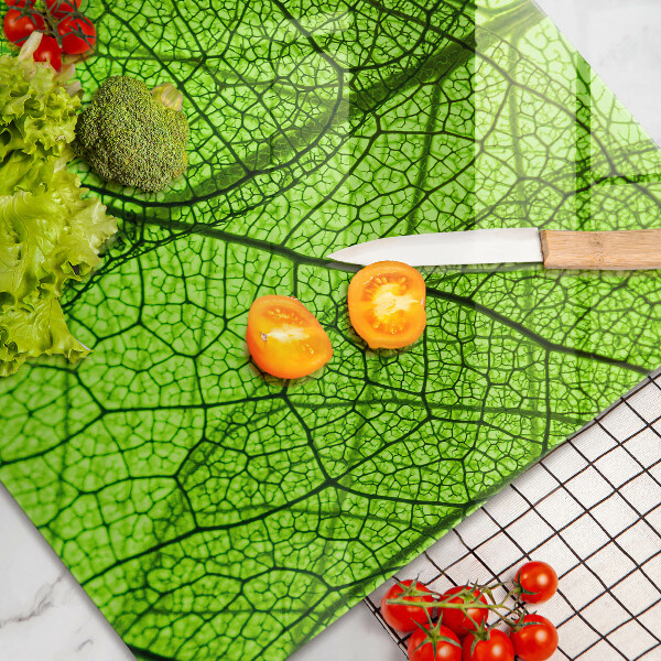 Spisskyddsplatta elegant Natur löv vener