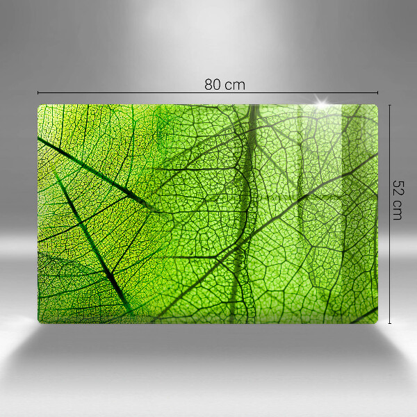 Spisskyddsplatta elegant Natur löv vener