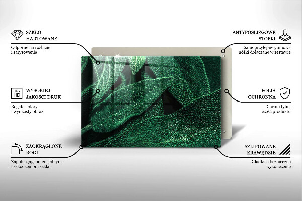 Glashällskydd elegant Växtens blad