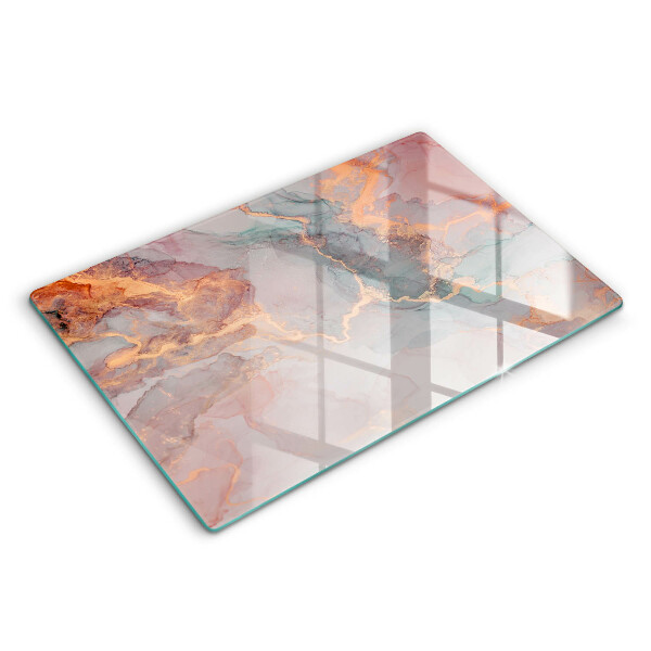 Kokkärlskydd elegant Marmor med guld