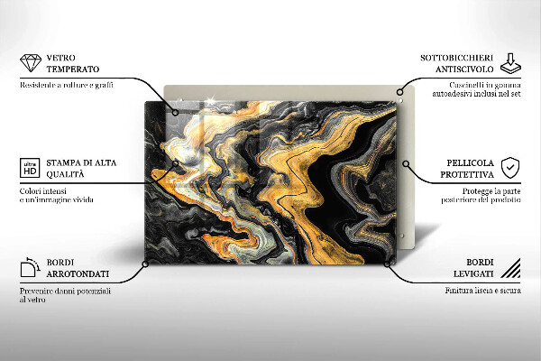 Kokkärlskydd elegant Abstrakt struktur