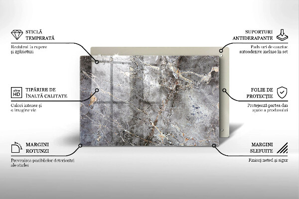 Kokkärlskydd elegant Sten textur