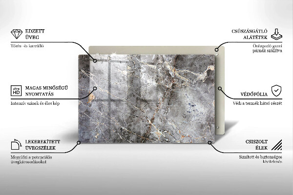 Kokkärlskydd elegant Sten textur