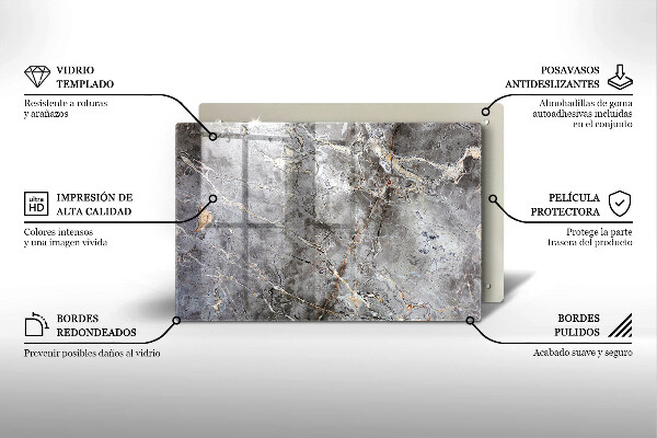 Kokkärlskydd elegant Sten textur