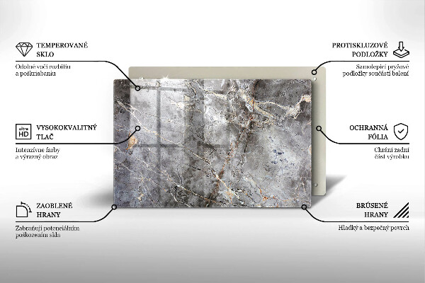 Kokkärlskydd elegant Sten textur