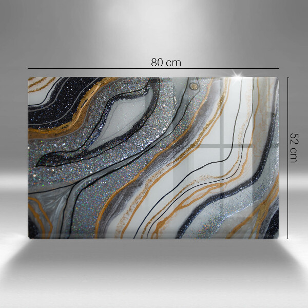 Kokkärlskydd elegant sten med guld