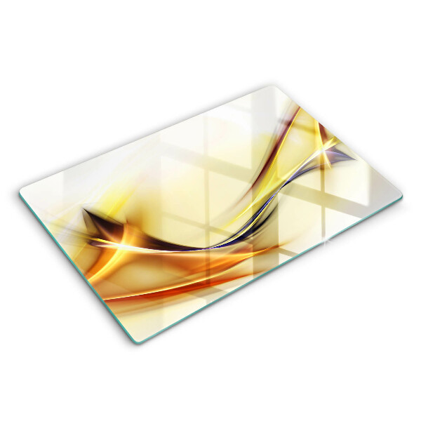 Spisskyddsplatta elegant Abstrakta linjer av ljus