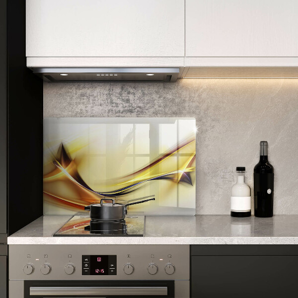 Spisskyddsplatta elegant Abstrakta linjer av ljus