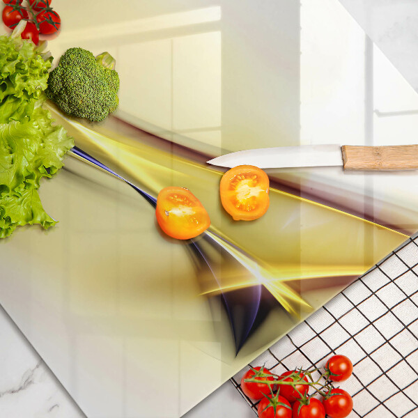 Spisskyddsplatta elegant Abstrakta linjer av ljus