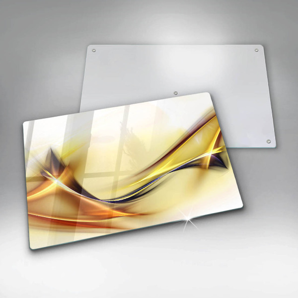 Spisskyddsplatta elegant Abstrakta linjer av ljus