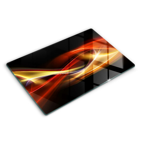 Spisskyddsplatta elegant Abstrakt rök och ljus