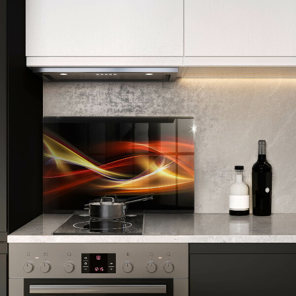 Spisskyddsplatta elegant Abstrakt rök och ljus