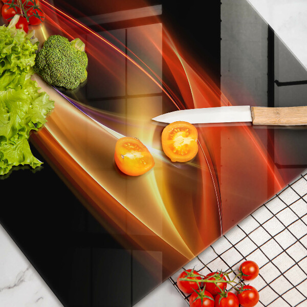 Spisskyddsplatta elegant Abstrakt rök och ljus