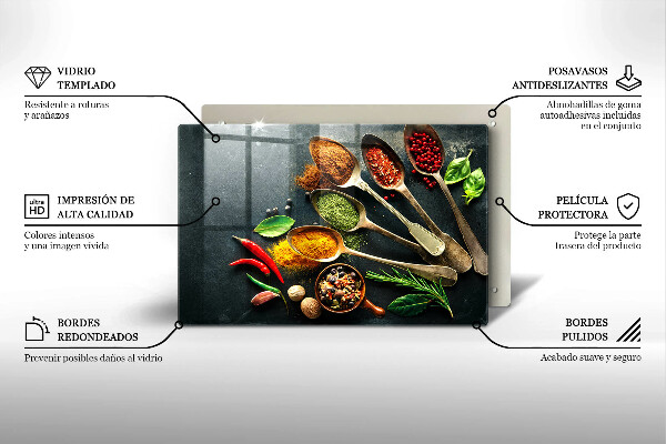 Kokkärlskydd elegant Köksskedar av kryddor