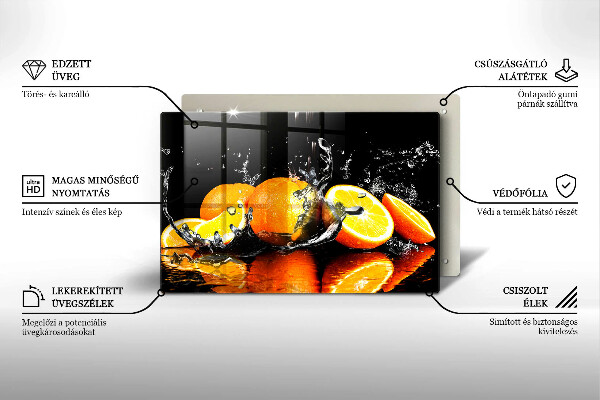 Kokkärlskydd elegant Saftig orange frukt