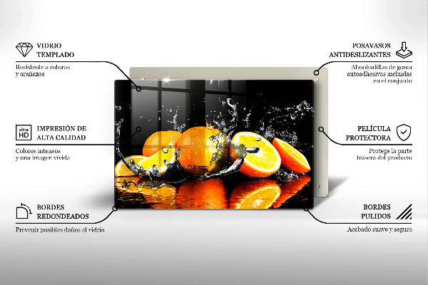 Kokkärlskydd elegant Saftig orange frukt