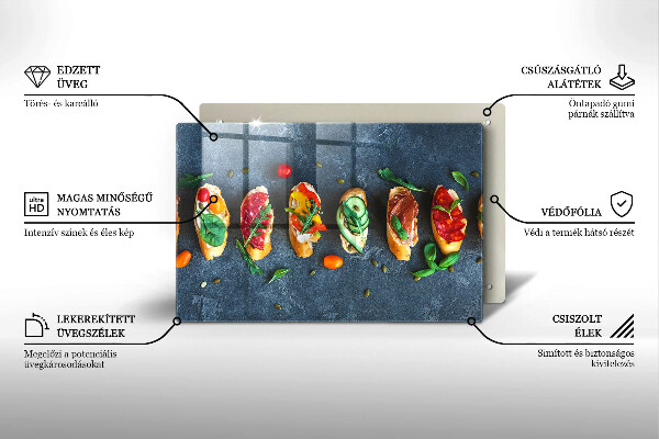 Kokkärlskydd elegant Färgglada smörgåsar