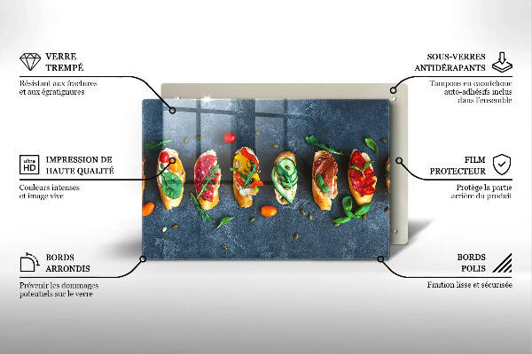 Kokkärlskydd elegant Färgglada smörgåsar
