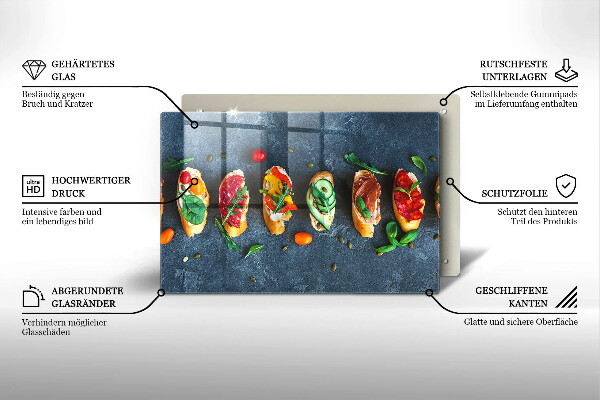 Kokkärlskydd elegant Färgglada smörgåsar