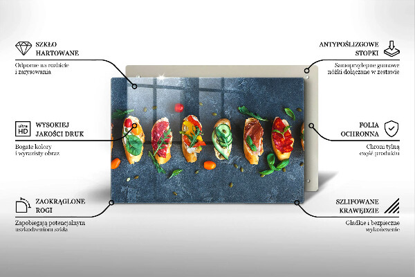 Kokkärlskydd elegant Färgglada smörgåsar