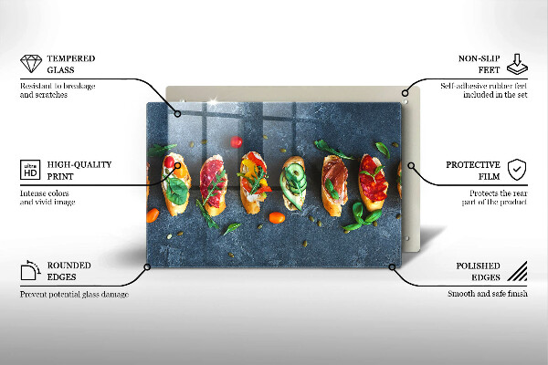 Kokkärlskydd elegant Färgglada smörgåsar